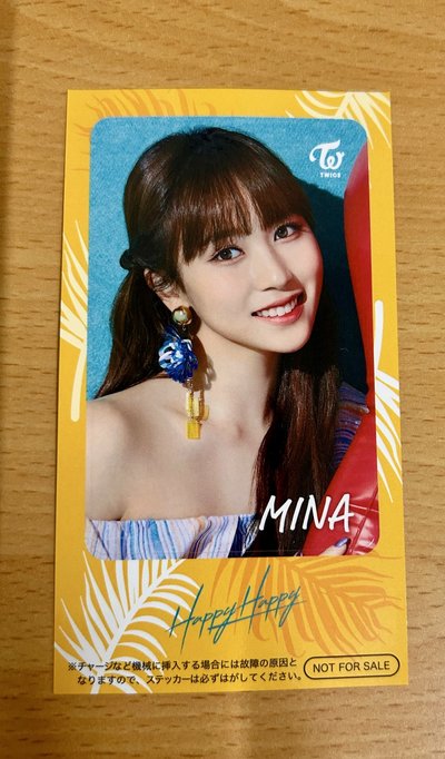 Mina Happy Happy IC卡貼