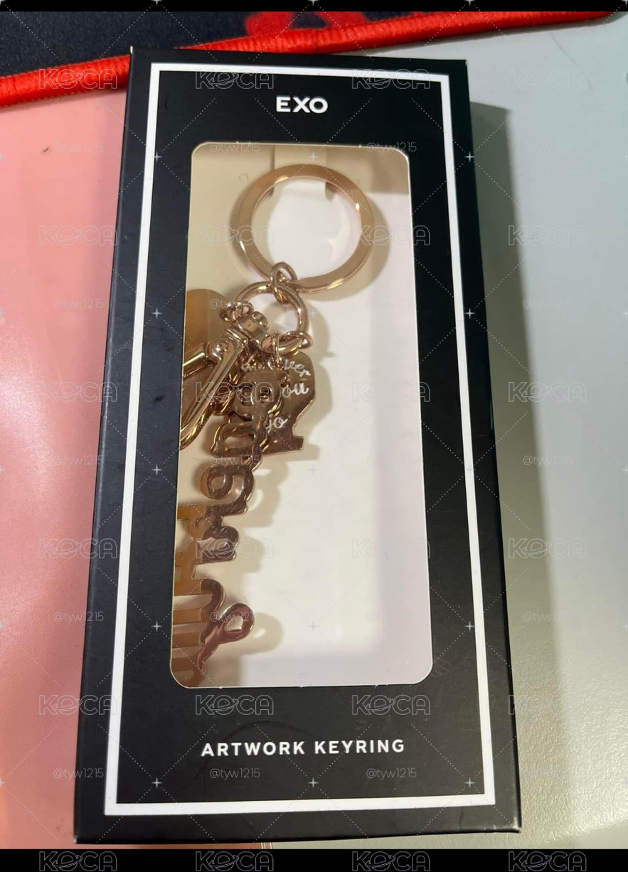 玫瑰金邊伯賢姓名吊飾