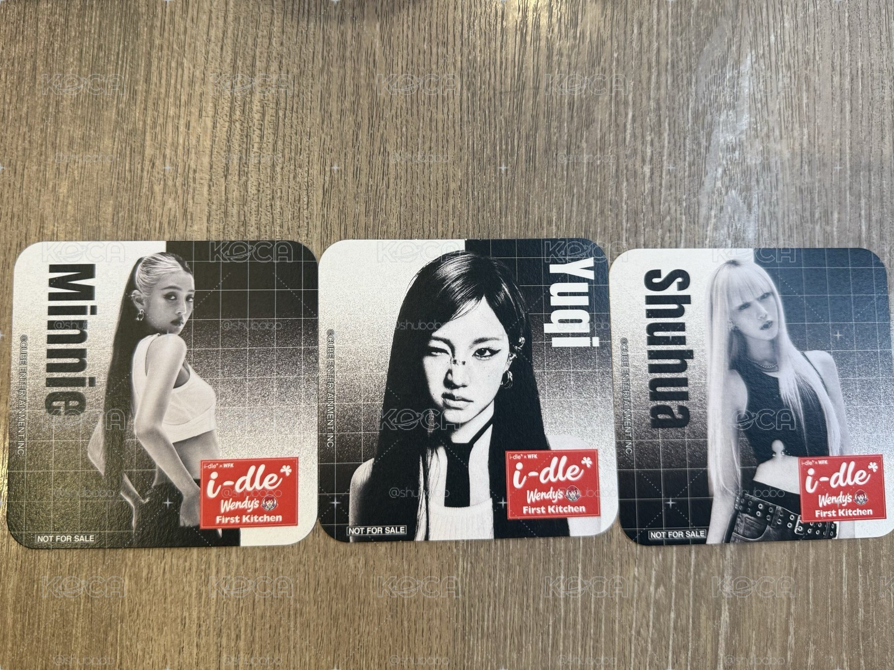 i-dle 溫蒂漢堡 杯墊