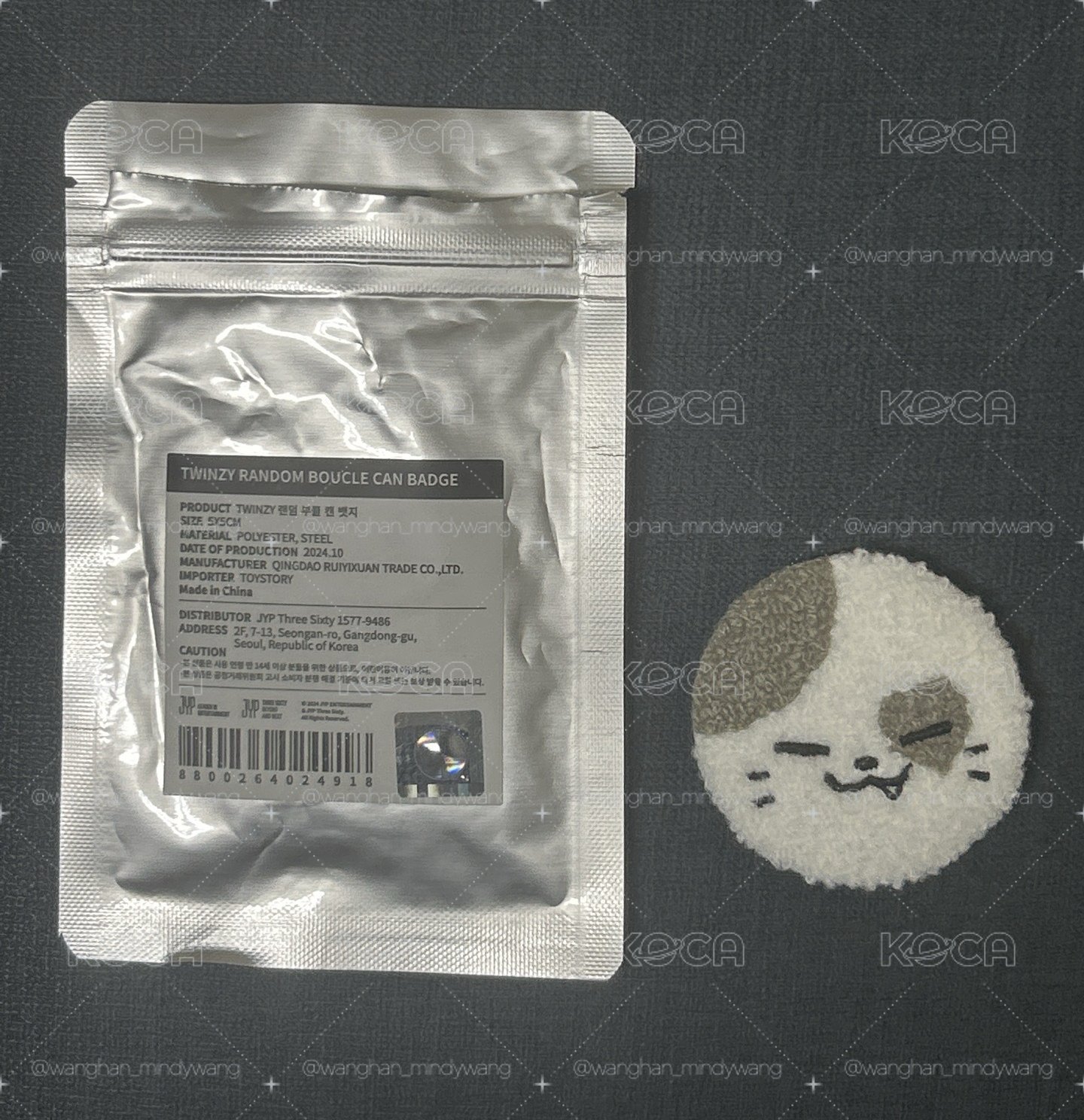 隨機毛絨絨徽章-志
