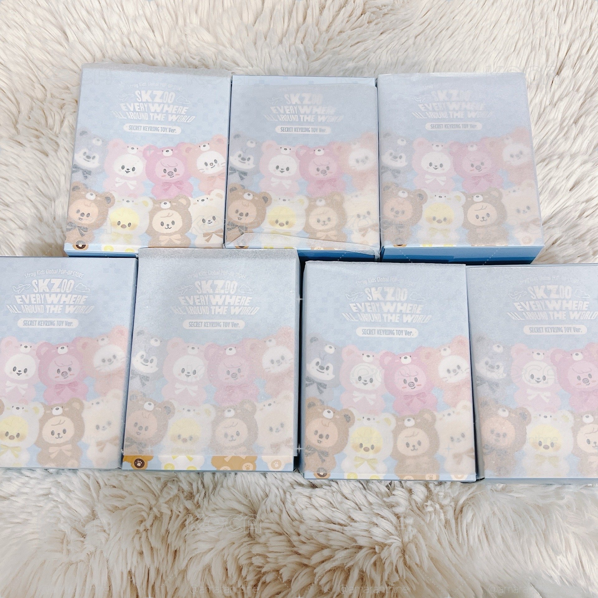 SKZOO 全球快閃店 盲盒吊飾娃娃 七隻各一（無闊卡）