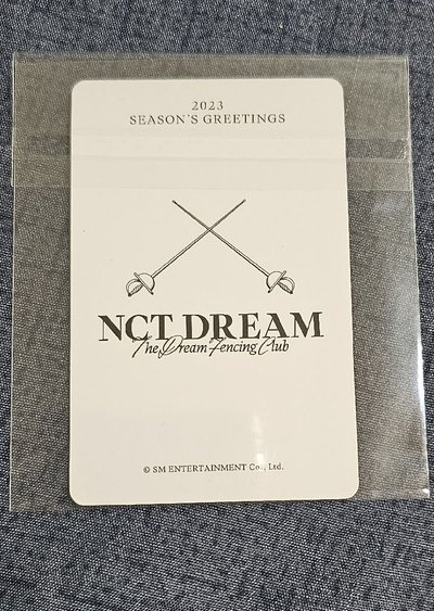 NCT 2023 Season's Greetings 'The Dream Fencing Club' JENO