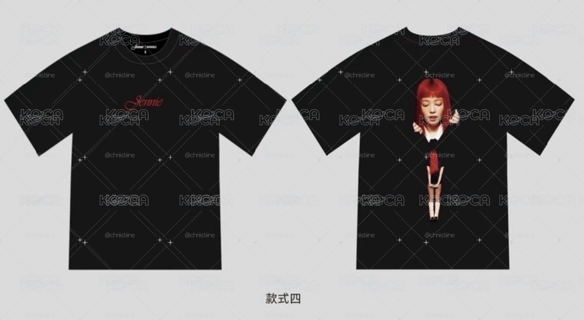 Jennie x Miniso 黑T 