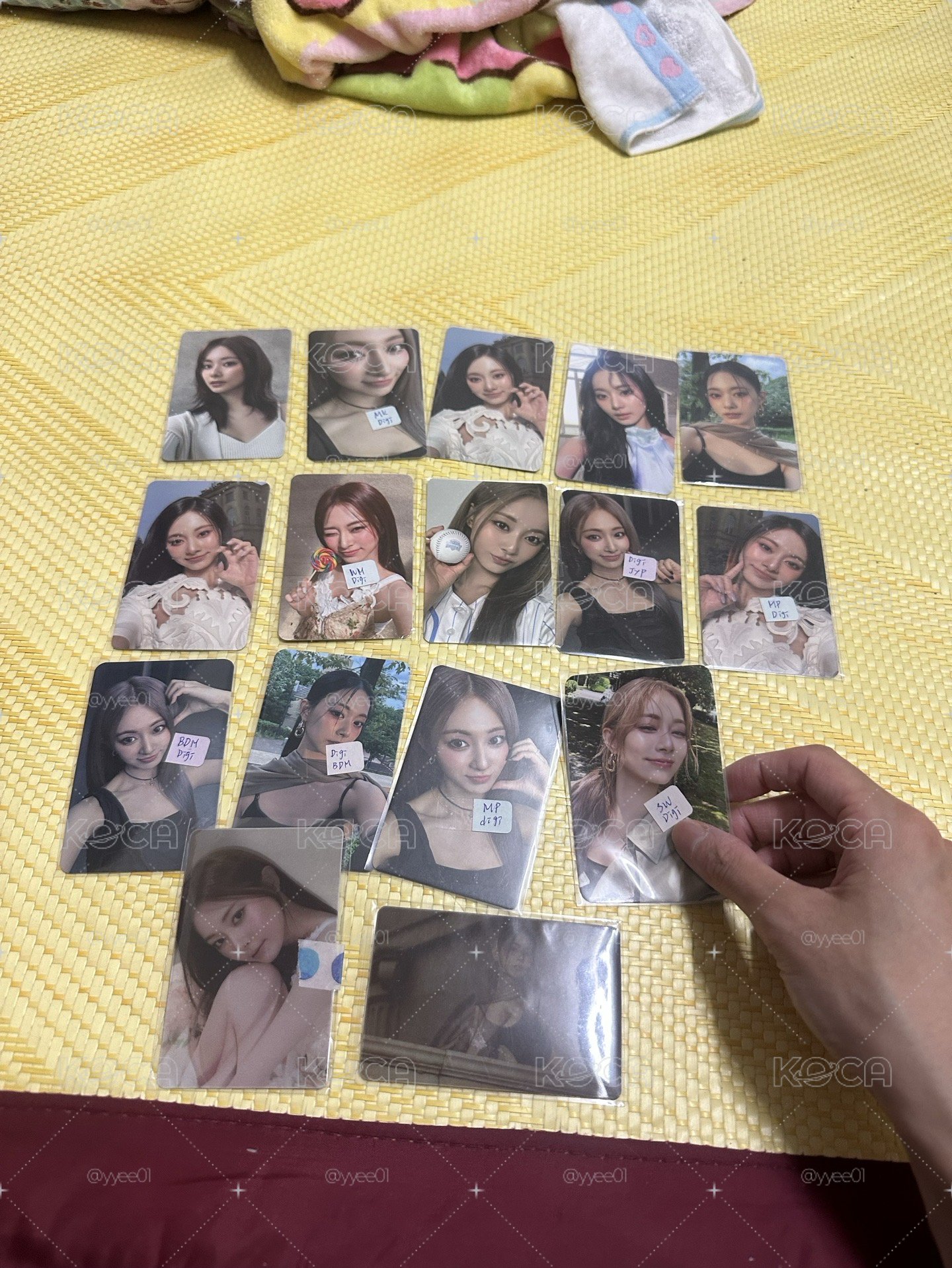 TWICE 周子瑜solo小卡盤（含棒球卡瑜）