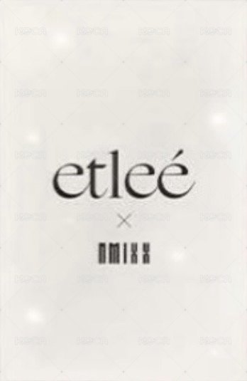 ETLEE香水 代言卡  背面