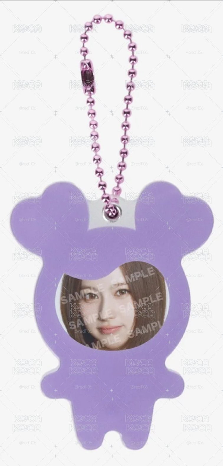 Sana 新國立照片鑰匙圈吊飾