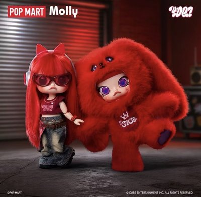 琦 泡泡瑪特Molly聯名