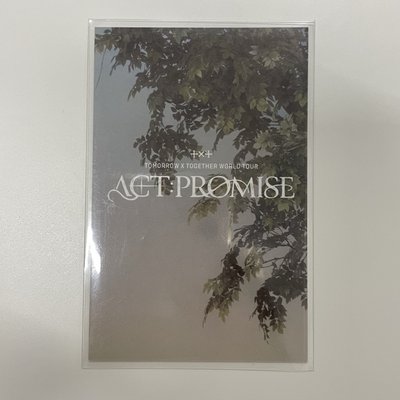 txt act:promise 首爾zone卡 顯