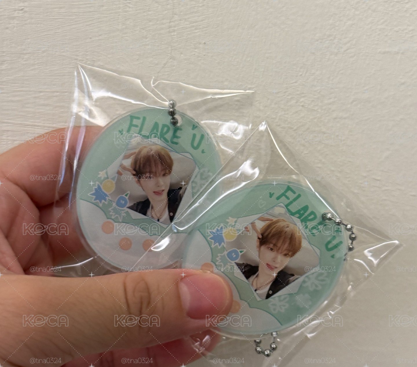 Woojin YOUTH ERROR am 鑰匙圈吊飾 塔麻可吉手繪鑰匙圈