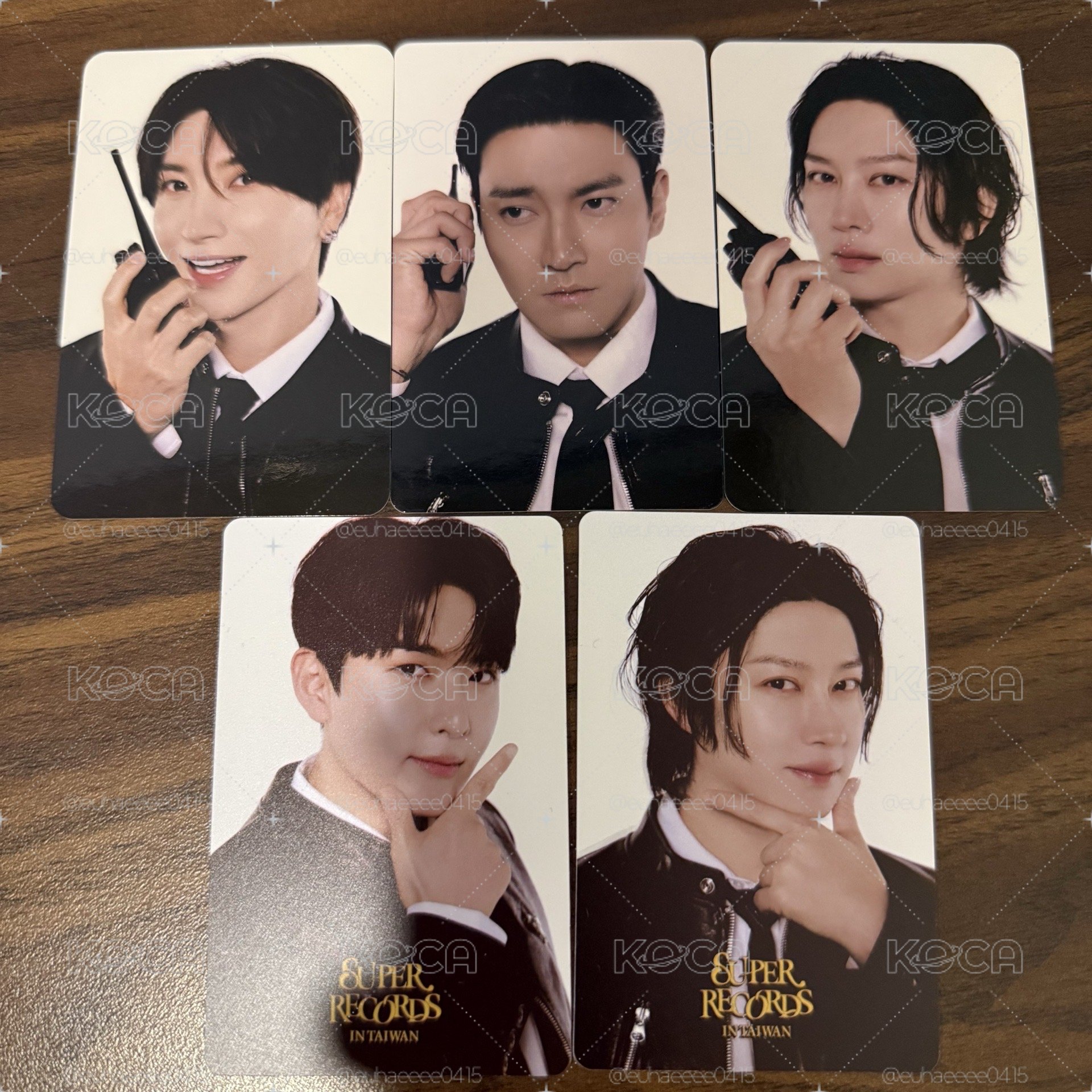 SJ records台灣入場卡/任務卡/方巾卡