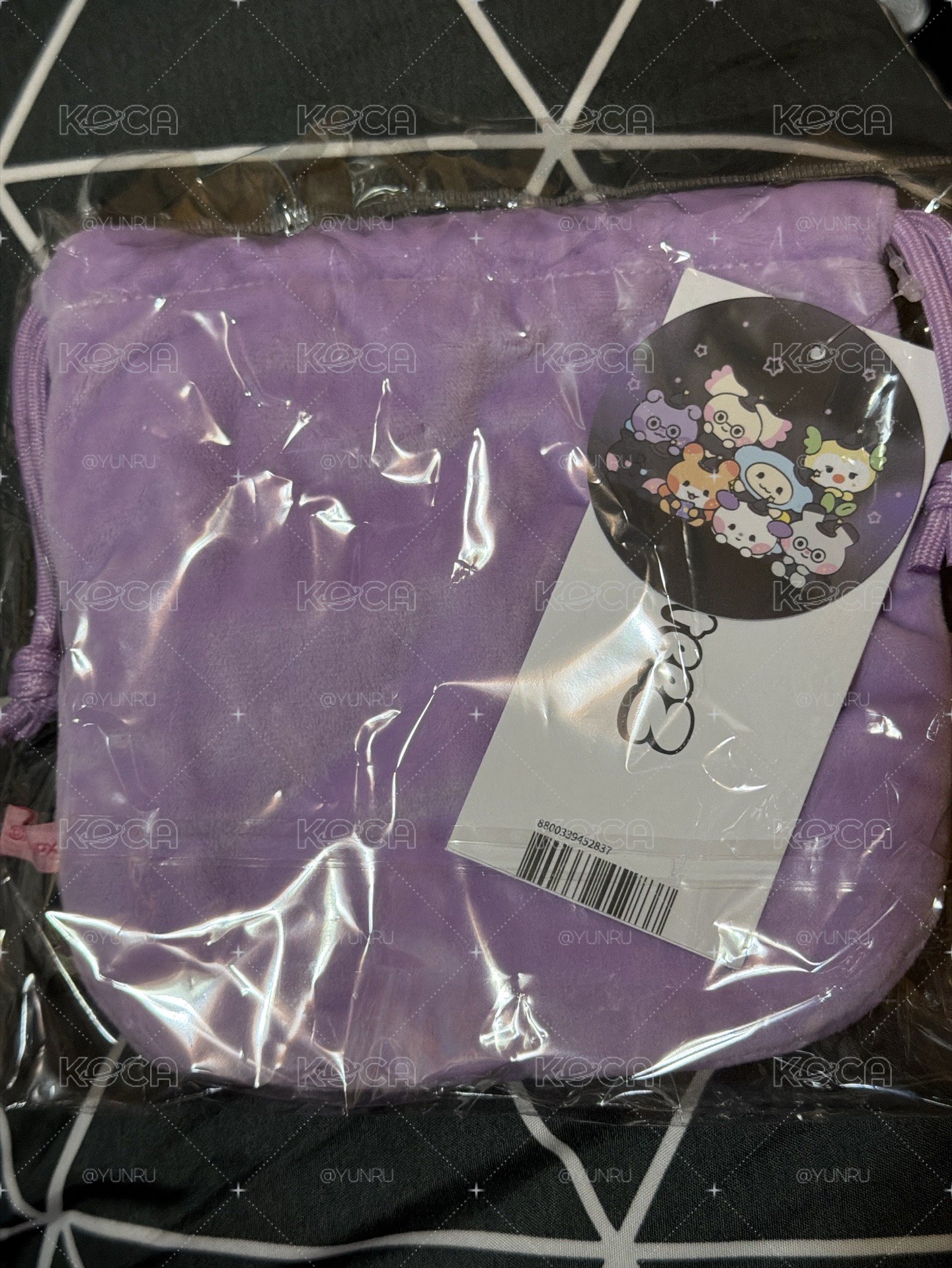 MIGHTEEZ 傘尼喲 絨毛漱口袋