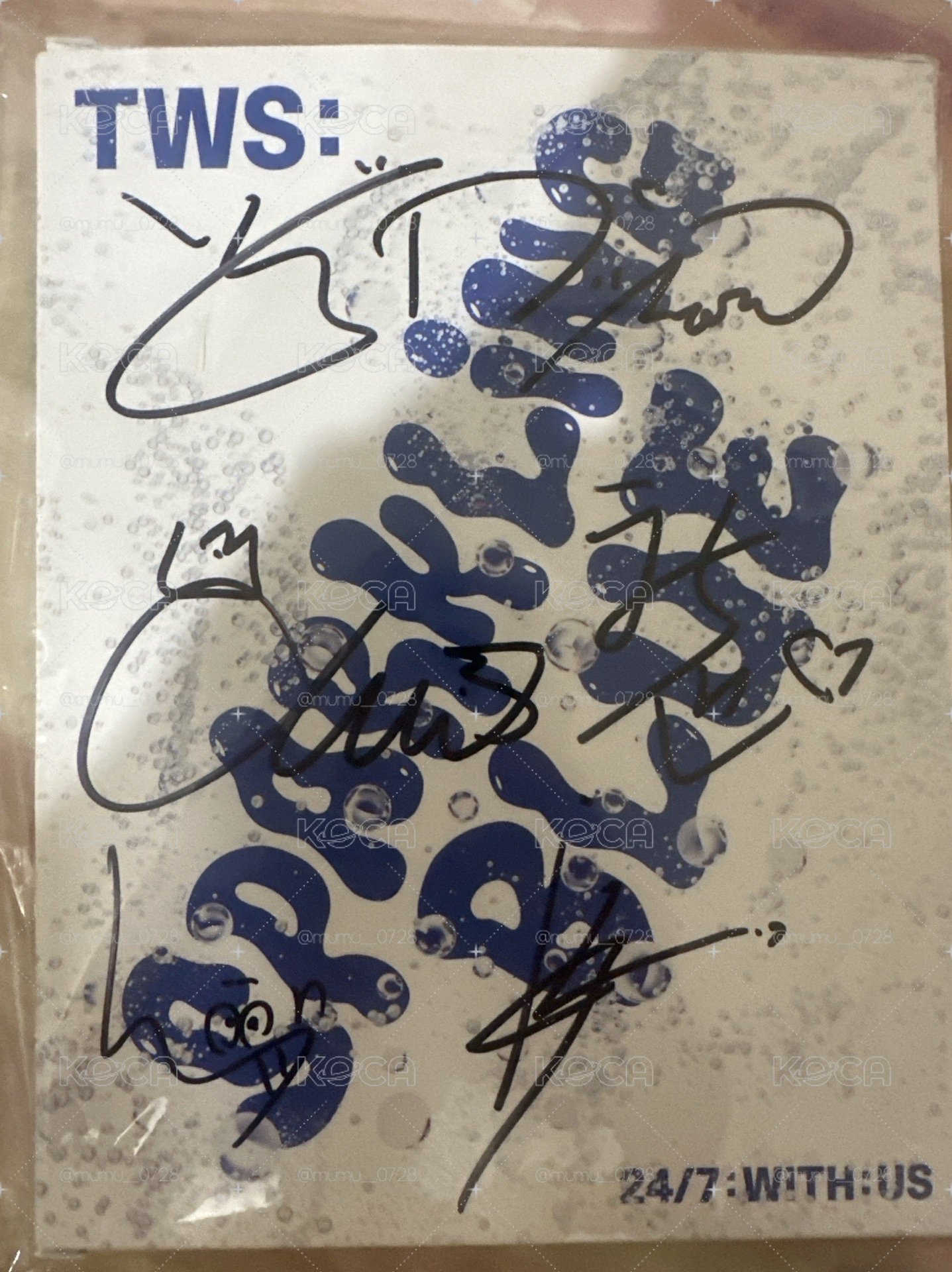 SPARKLING BLUE 簽專 