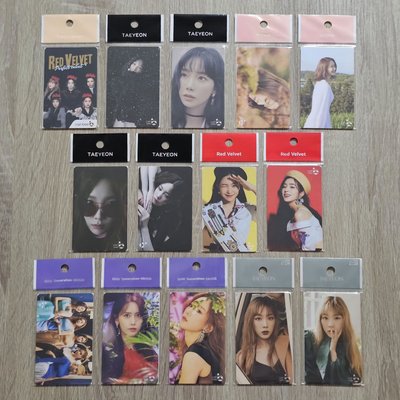 少女時代 太妍 潤娥 Red Velvet Yeri 韓國交通卡