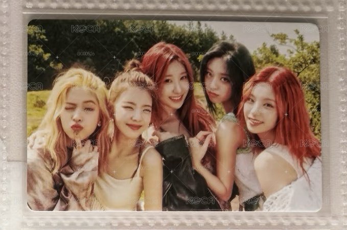 itzy 濟州島草地團卡