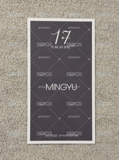 2024 SVT CAFE 入場特典 奎