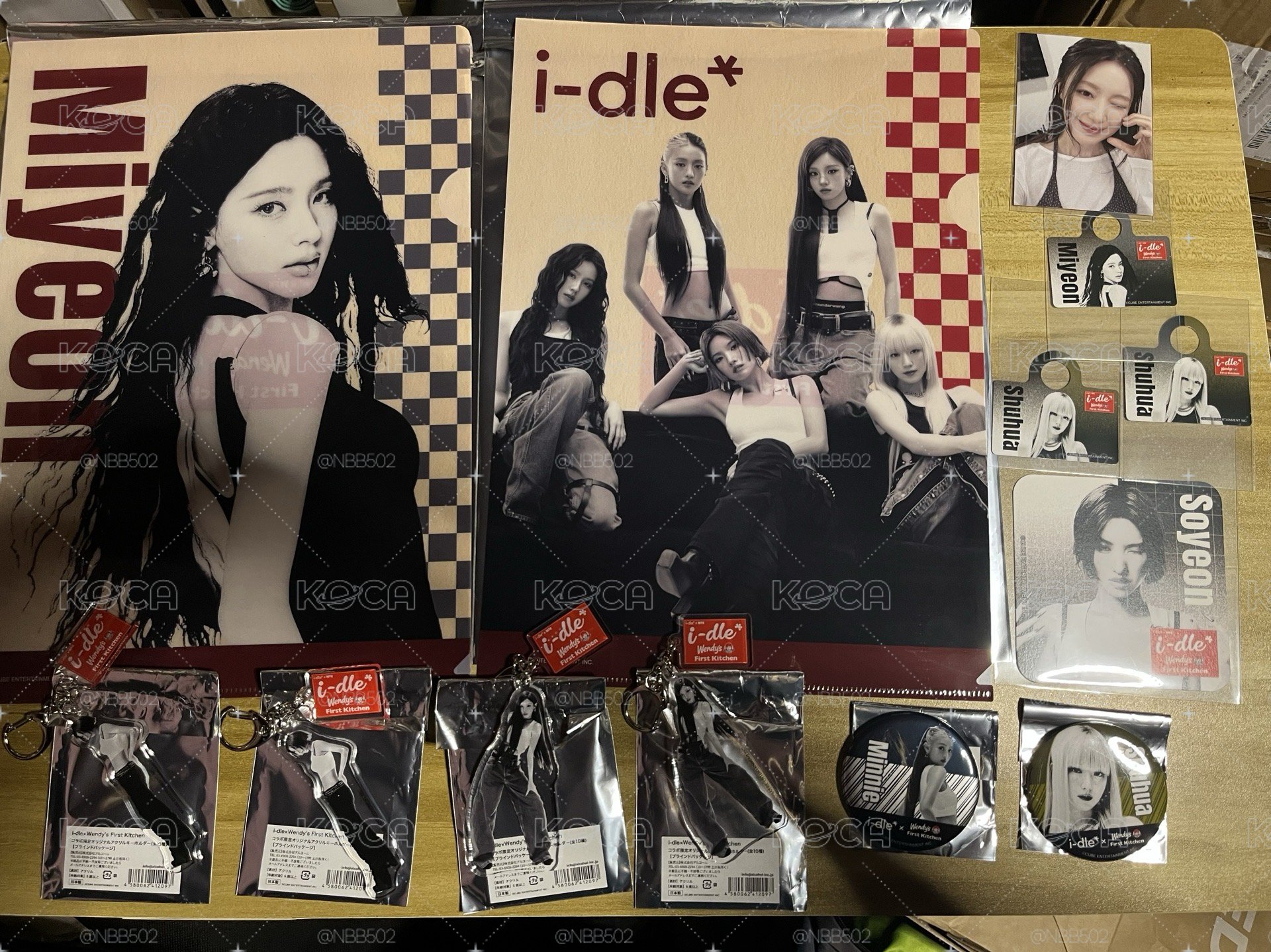 （🏰現貨）I-dle 溫蒂漢堡 周邊 入場卡