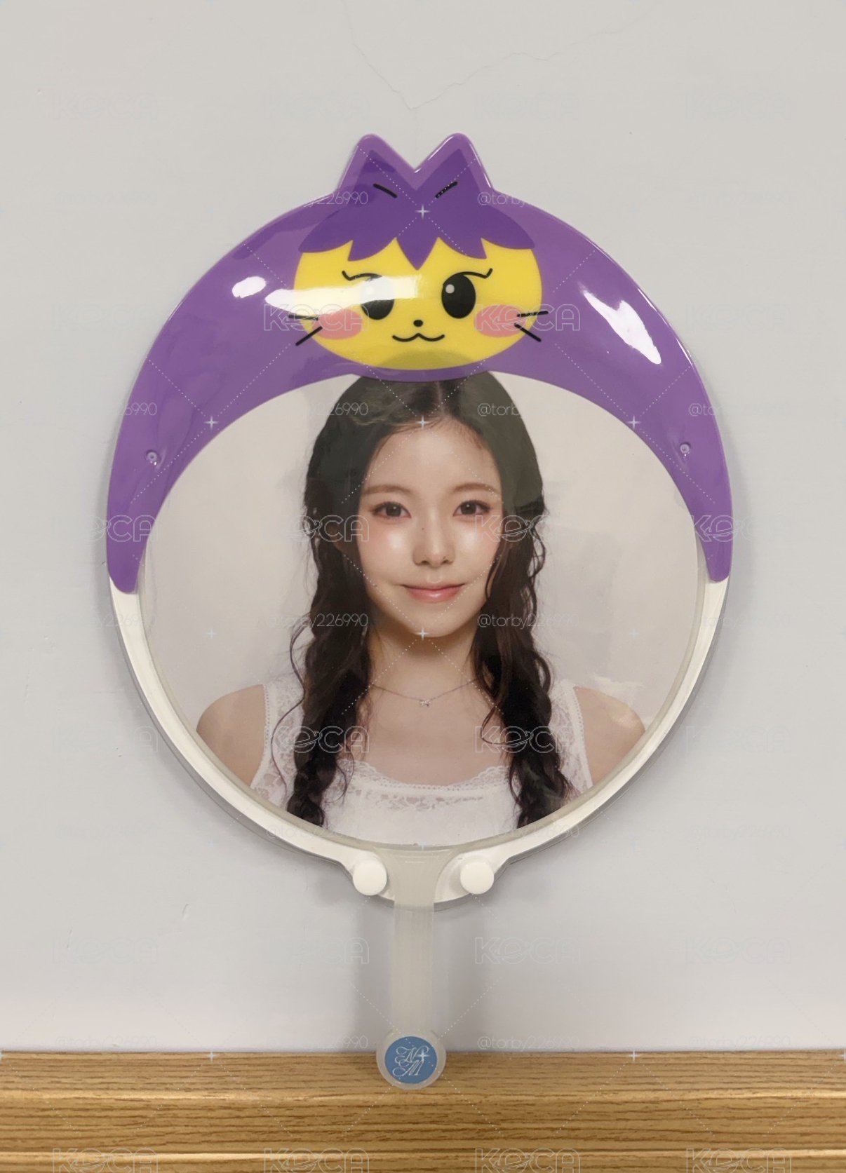 FM圭扇+扇套 僅拆擺 雙辮子圭 扇面色調很好 演唱會必備讓🐱找到你 打卡也好看