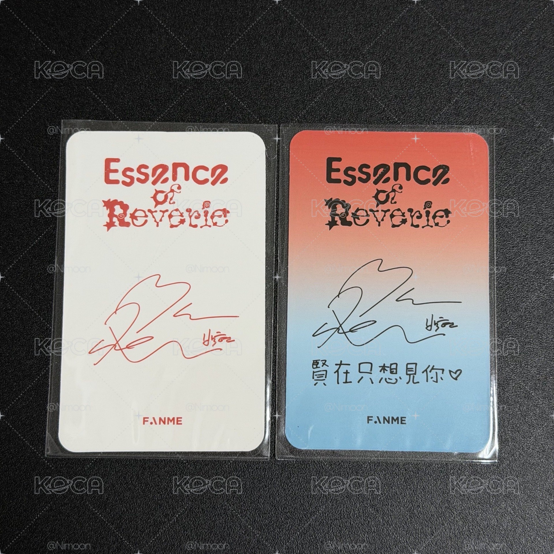 EXO Baekhyun 邊伯賢 臺灣簽售卡