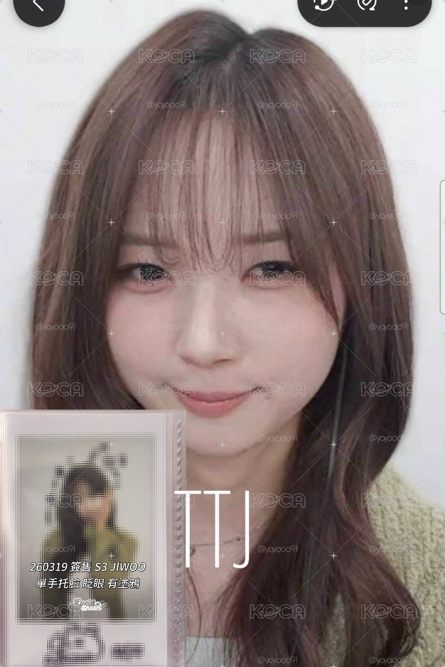 260319 tripleS S3 李知禹 Jiwoo 未公開 拍立得 