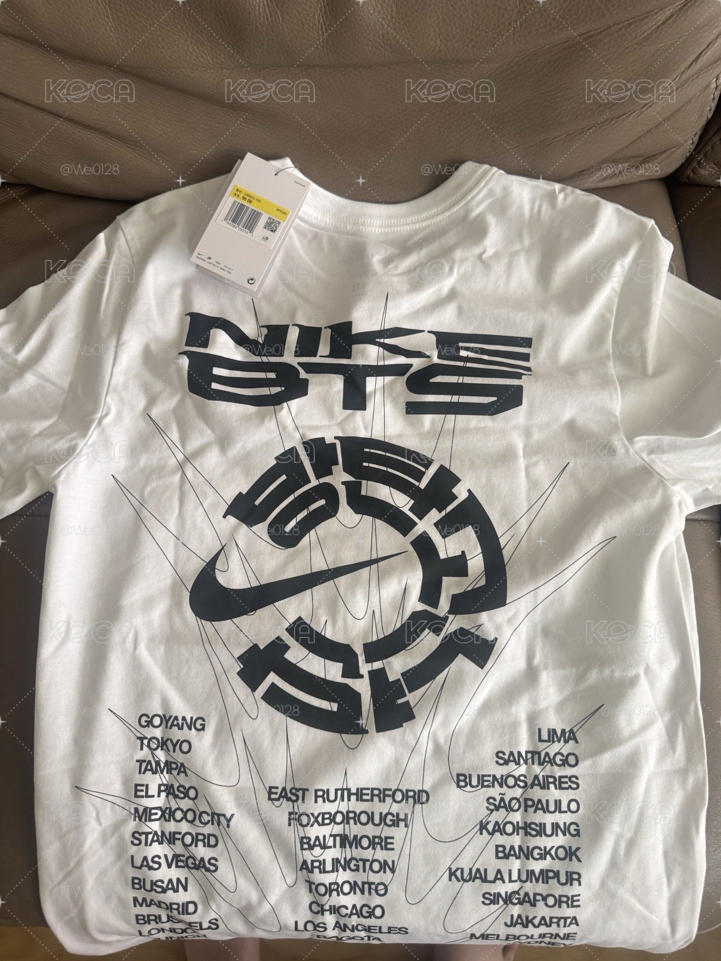 Nike x BTS 聯名白t （S）