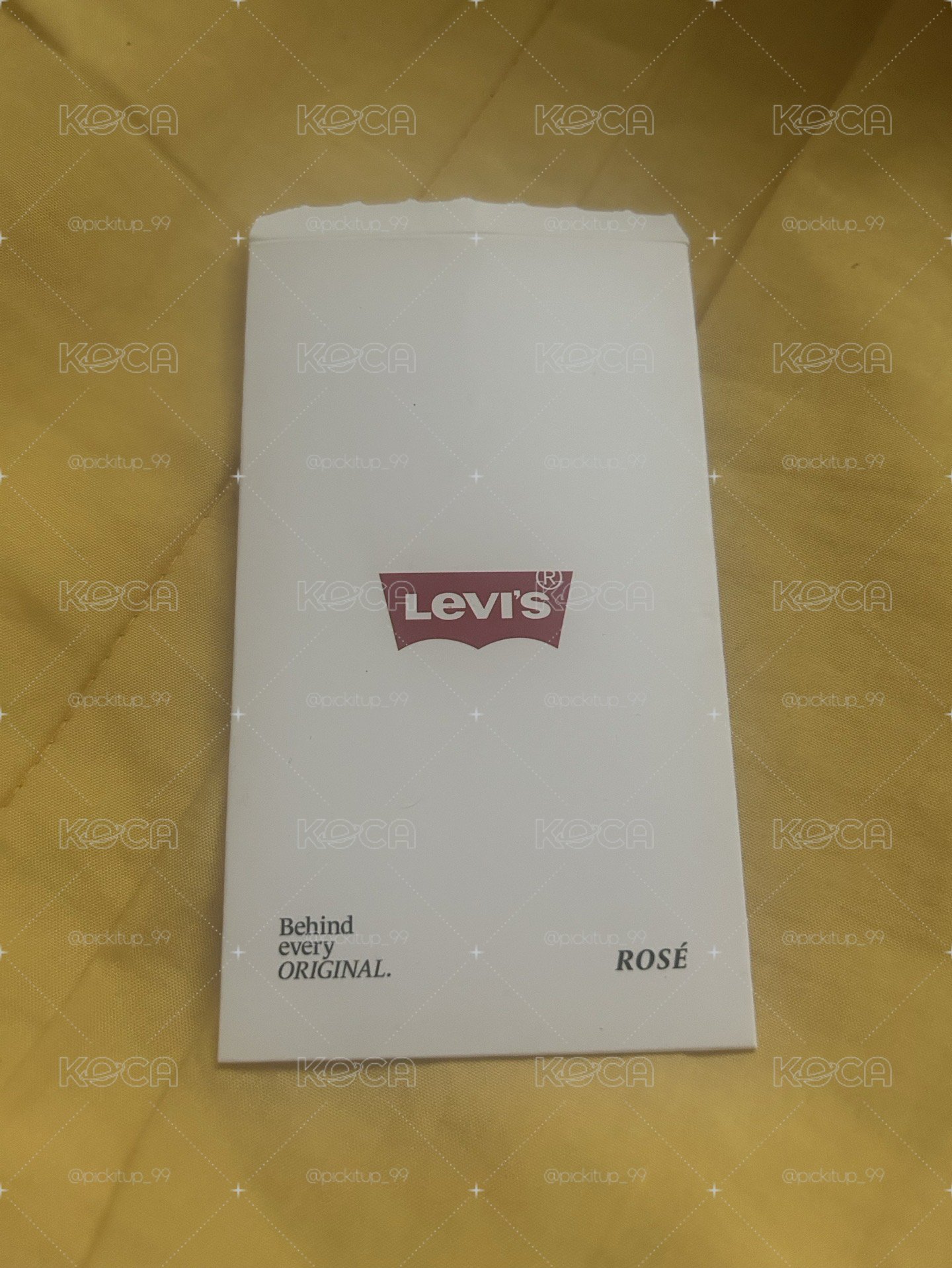 Levi’s 代言卡 