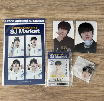 アイドル SUPER JUNIOR KYUHYUN SJ MARKET アイドル SUPER JUNIOR KYUHYUN SJ MARKET SJ MARKET 人生四格卡/ 拍貼