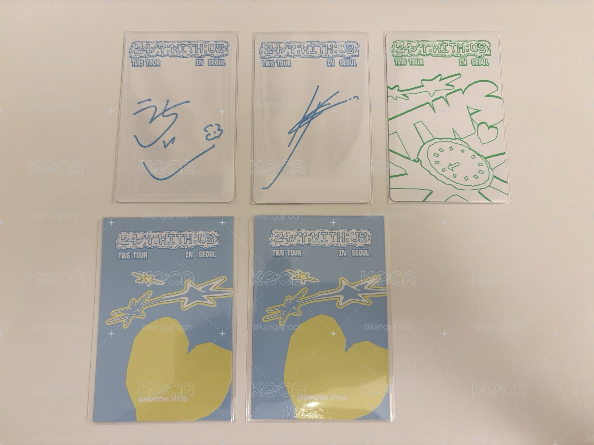 (現貨)TWS 首爾回憶錄 特典卡+雙人卡