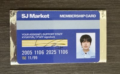 SJ 台超入場卡 澈 海 圭