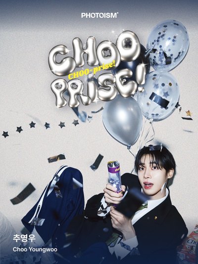 CHOO YOUNG WOO 秋泳愚 26 FM CHOO-prise X photoism 人生四格卡 代印 1組兩張