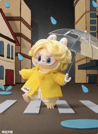 復古理髮店系列 搪膠毛絨掛件 吊飾 雨過天晴