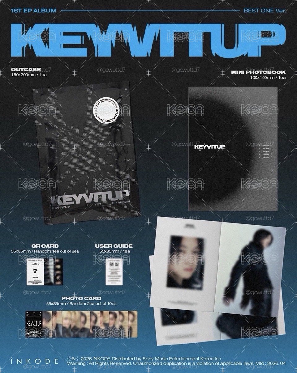 KEYVITUP 1st EP 小卡專