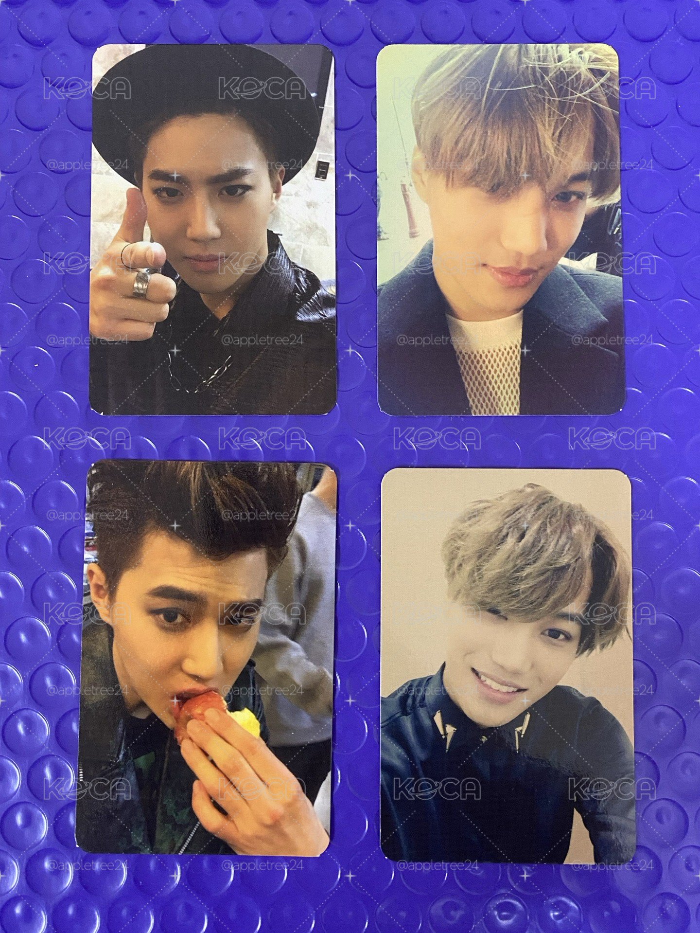 EXO EXODUS SUHO KAI 專輯小卡