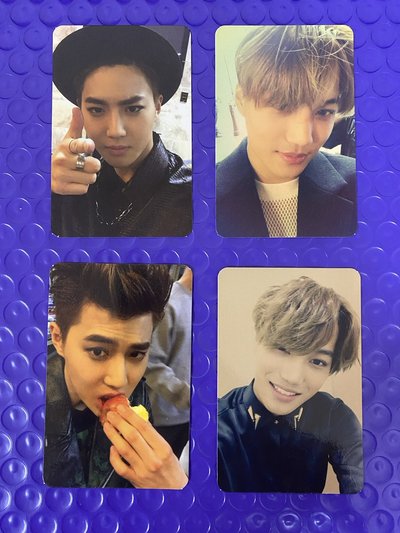 EXO EXODUS SUHO KAI 專輯小卡