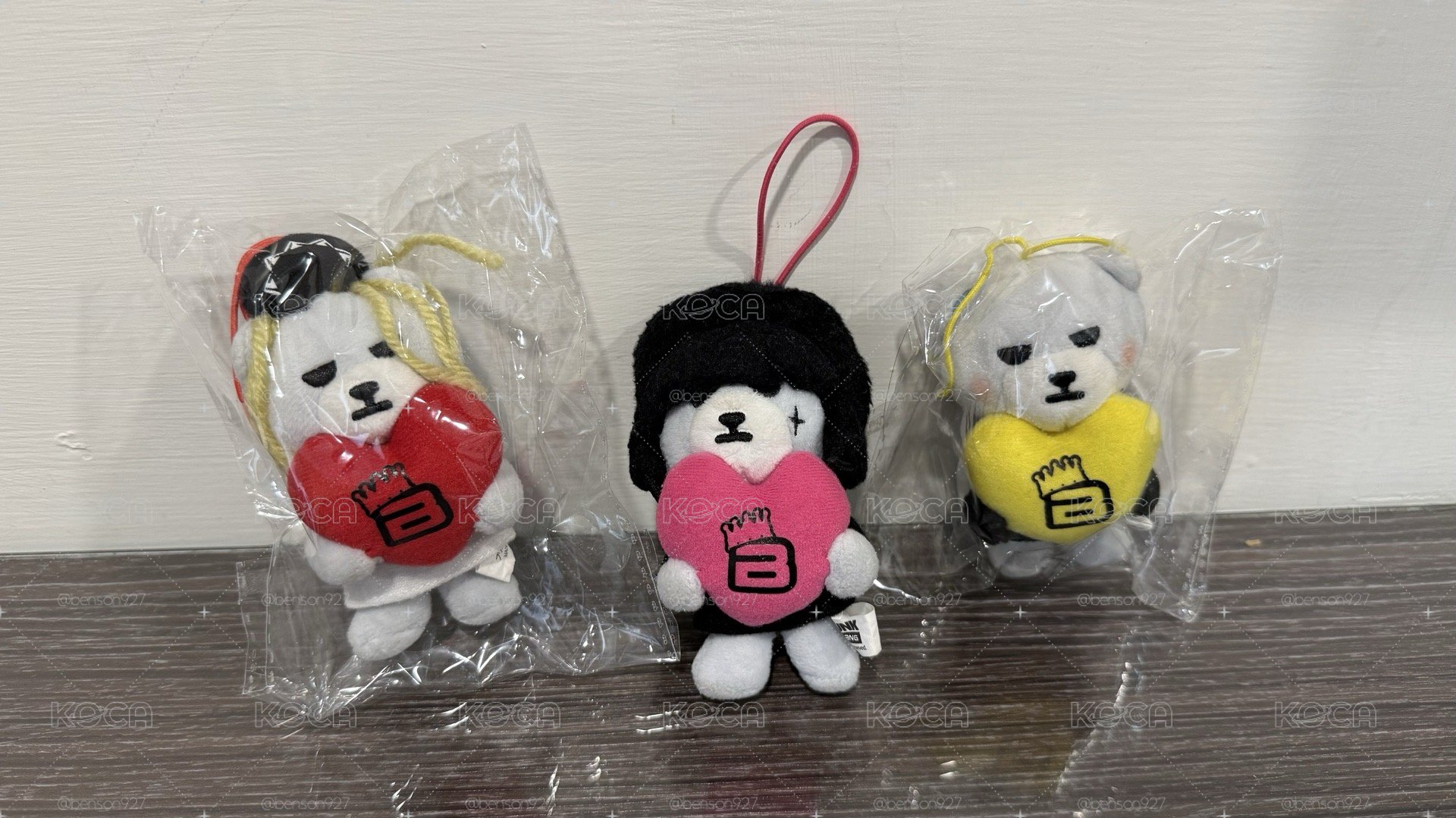 絕版 Bigbang krunk抱心熊吊飾（GD、太陽、大聲）