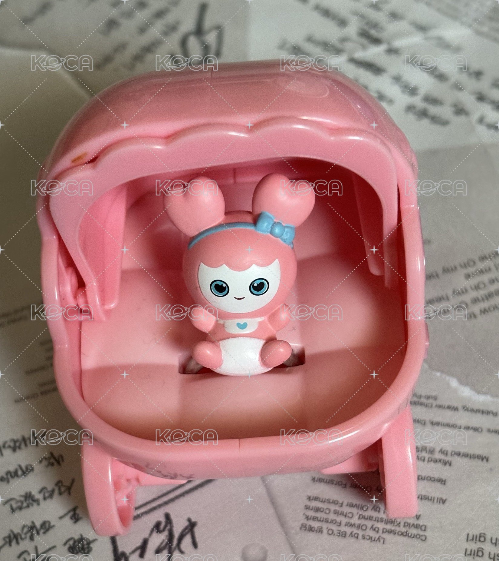 桃嬰兒車