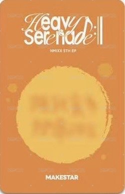 Heavy Serenade ms 6.0 咖喱魚蛋 簽售卡  背面