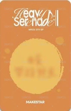 Heavy Serenade ms 6.0 咖喱魚蛋 簽售卡  背面