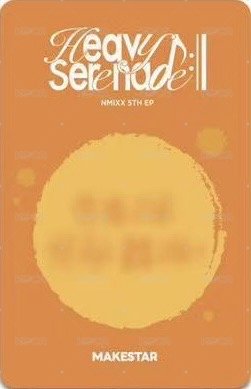 Heavy Serenade ms 6.0 咖喱魚蛋 簽售卡  背面