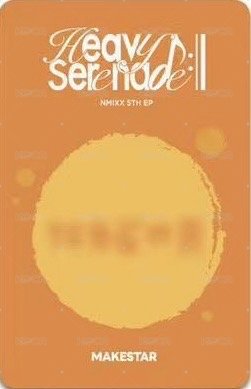 Heavy Serenade ms 6.0 咖喱魚蛋 簽售卡  背面