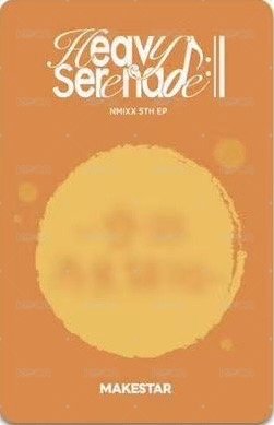 Heavy Serenade ms 6.0 咖喱魚蛋 簽售卡  背面