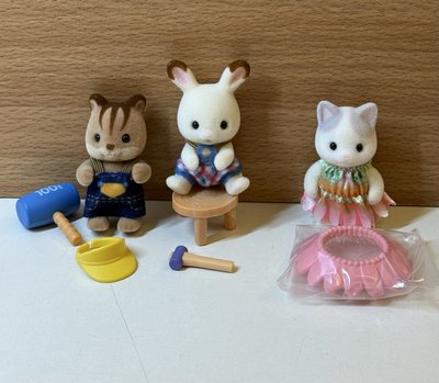 森林家族 工作/森林盲包 松鼠、可可兔、拿鐵貓