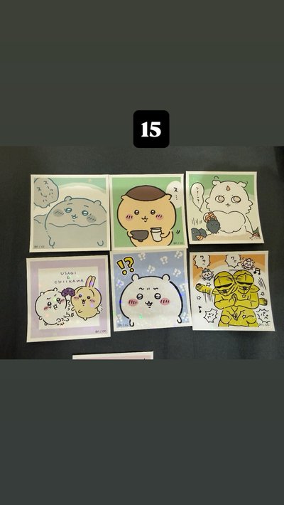 吉伊卡哇貼紙與第六集的書