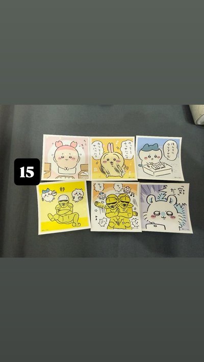 吉伊卡哇貼紙與第六集的書