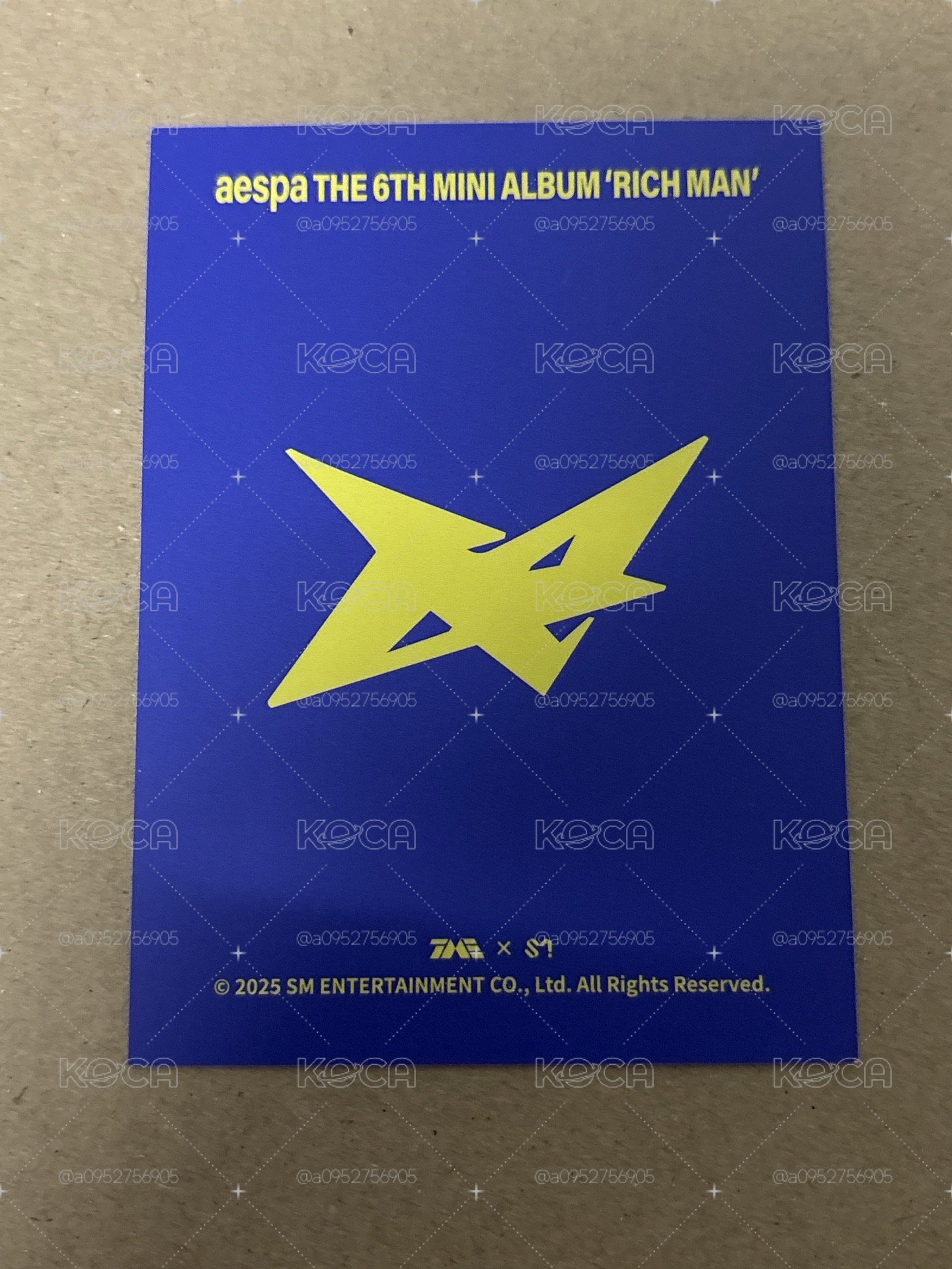 Rich Man QQ音樂 星光卡 碎卡撕拉片 柚