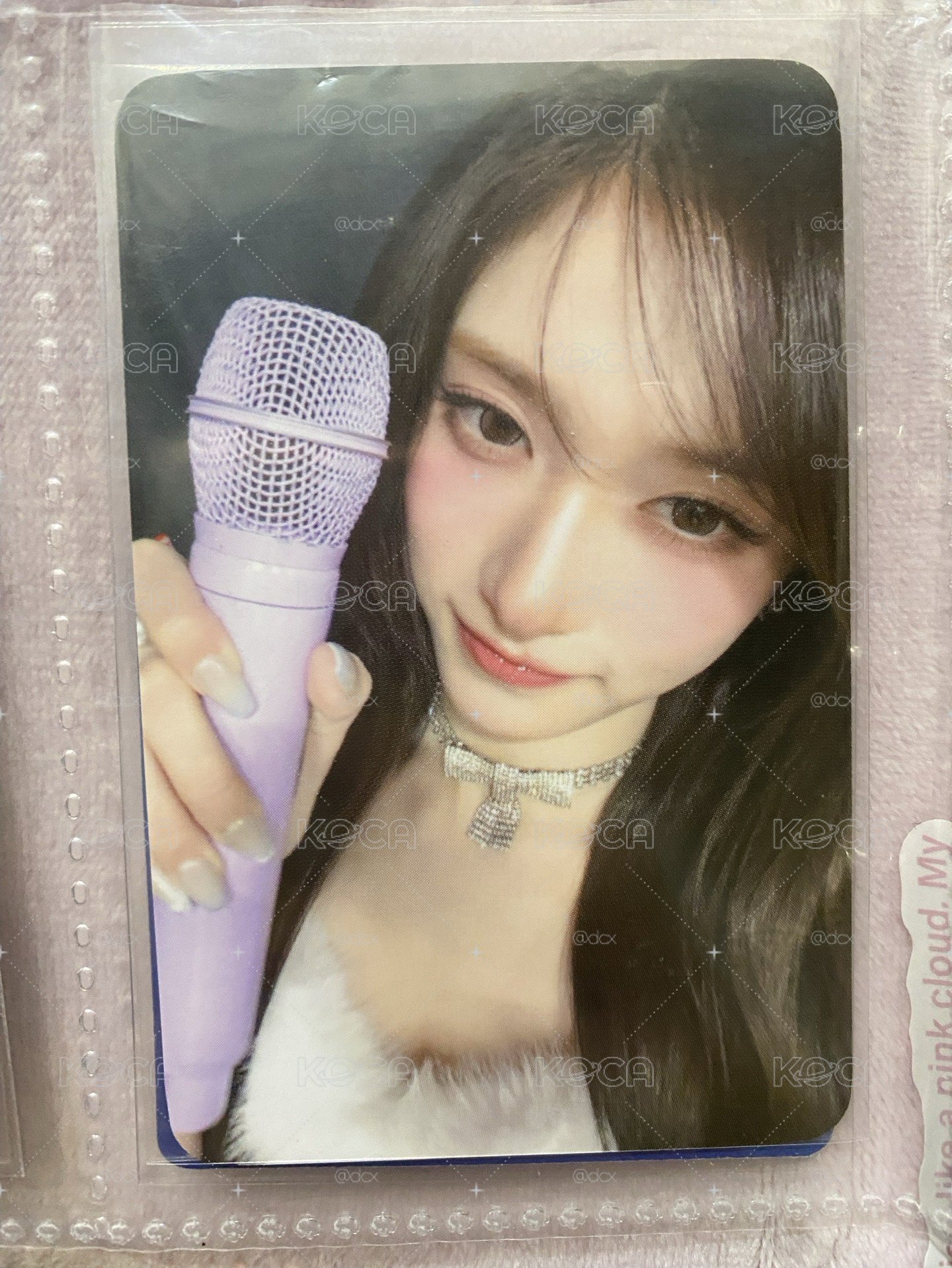 IVE 李瑞 Leeseo IVE SECRET wm 8.0 聖誕紫色手麥瑞