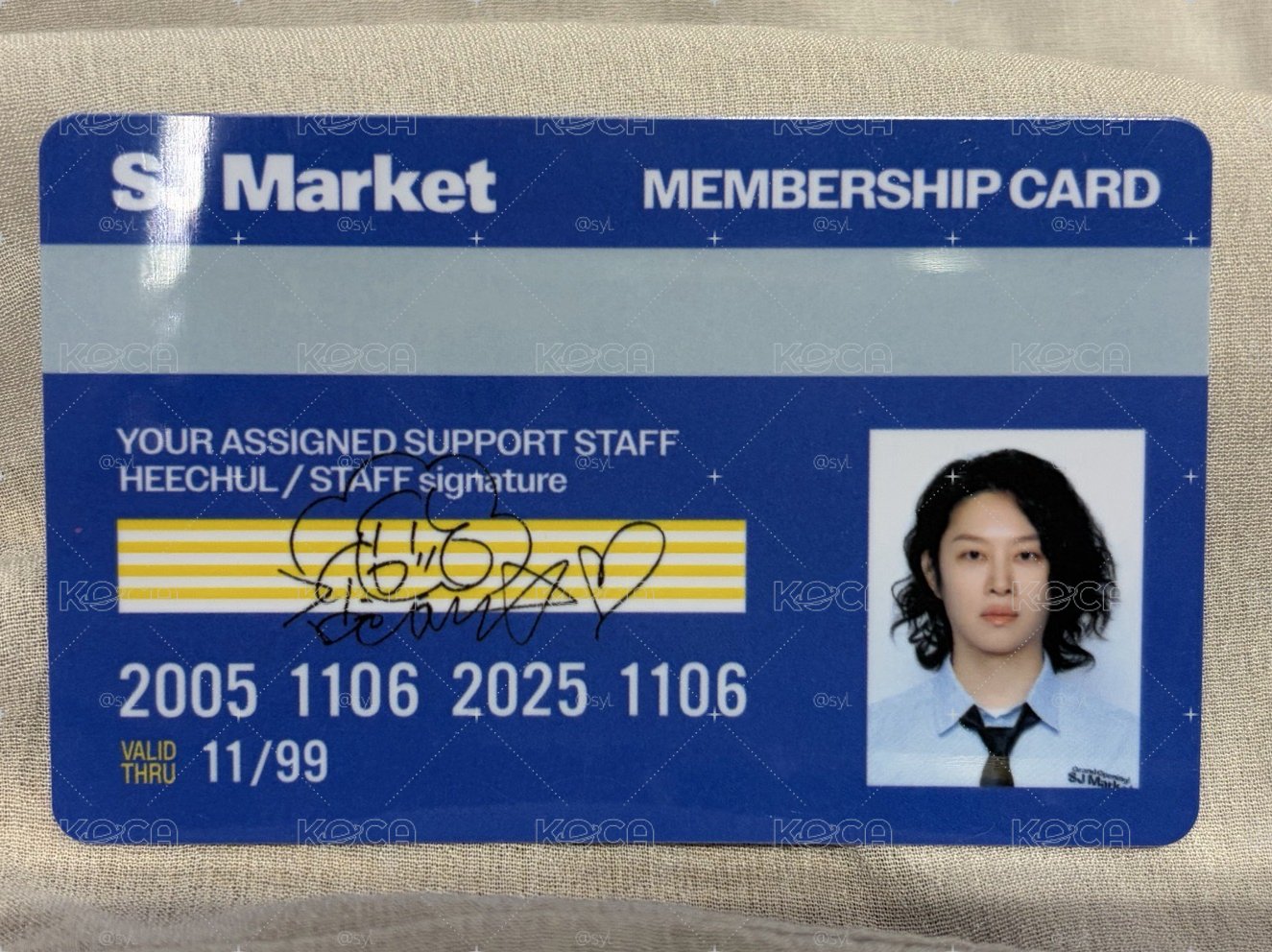 SJ Market 入場卡 希澈