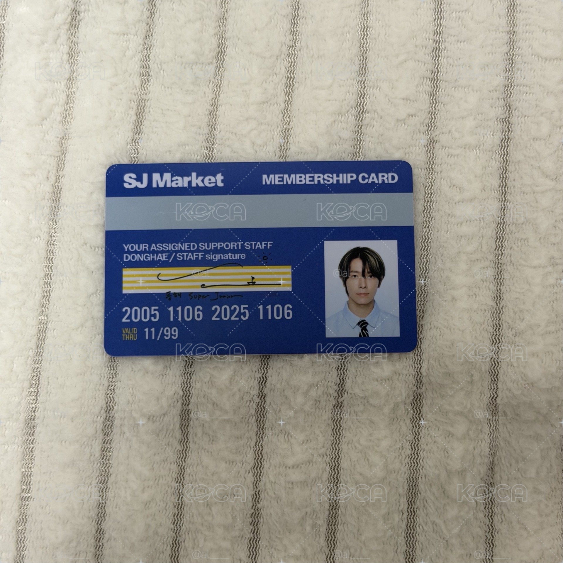 super junior SJ market 東海  入場卡