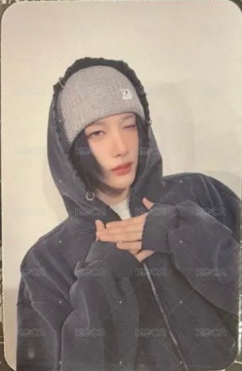 UXLXVE msg 我的心 簽售卡  背面