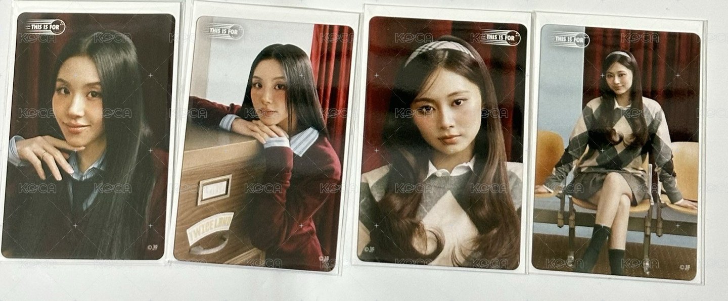 彩+瑜透卡制服組共4張