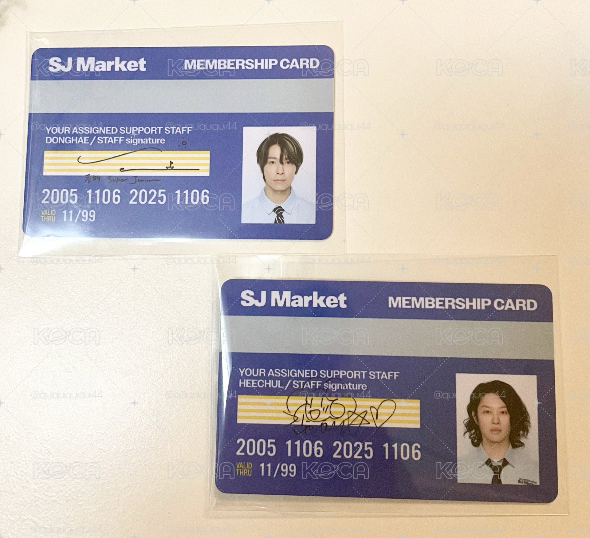 SJ MARKET 入場卡 海+澈